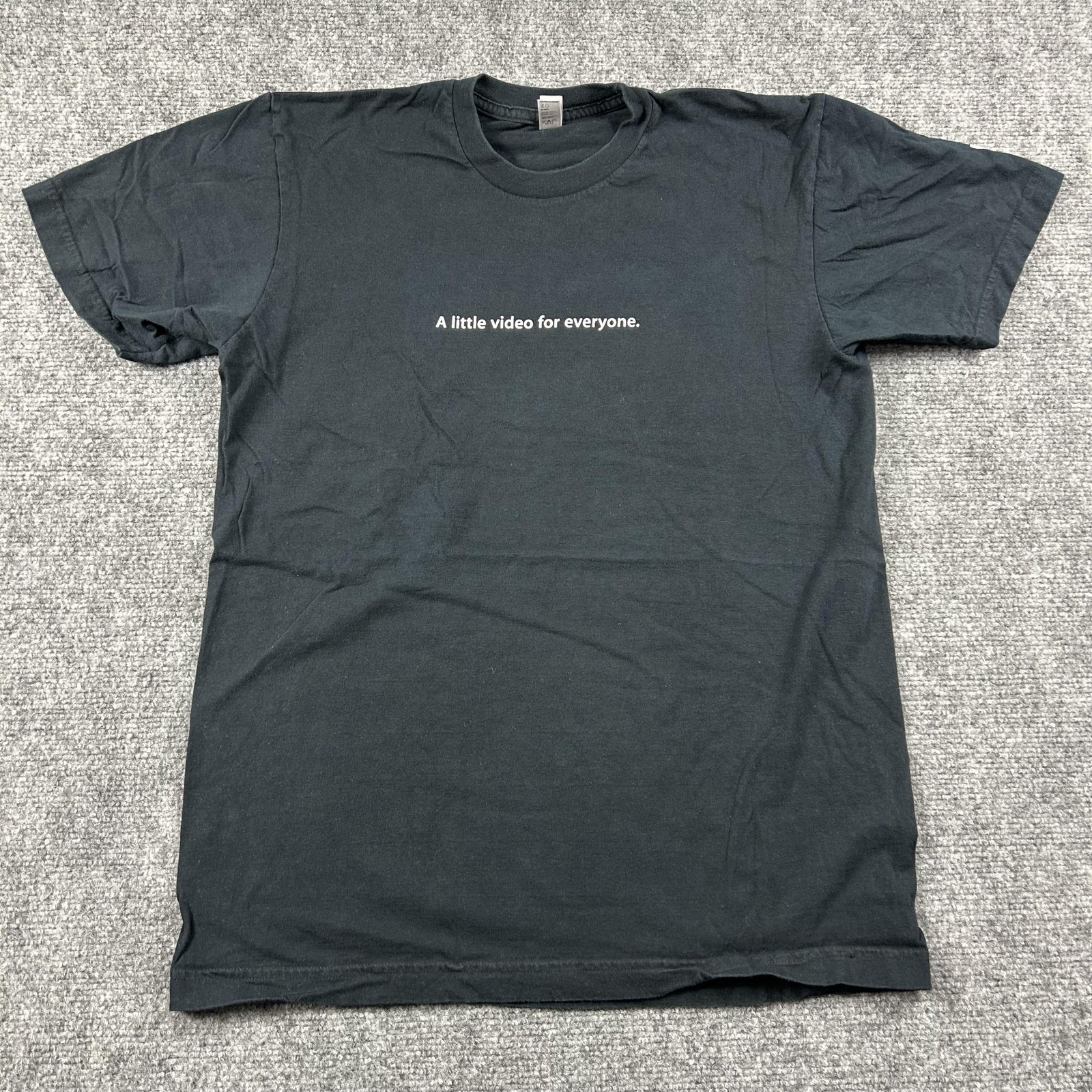 Apple Employee Shirt Mens Medium Black Ipod Nano A Little Video Tee